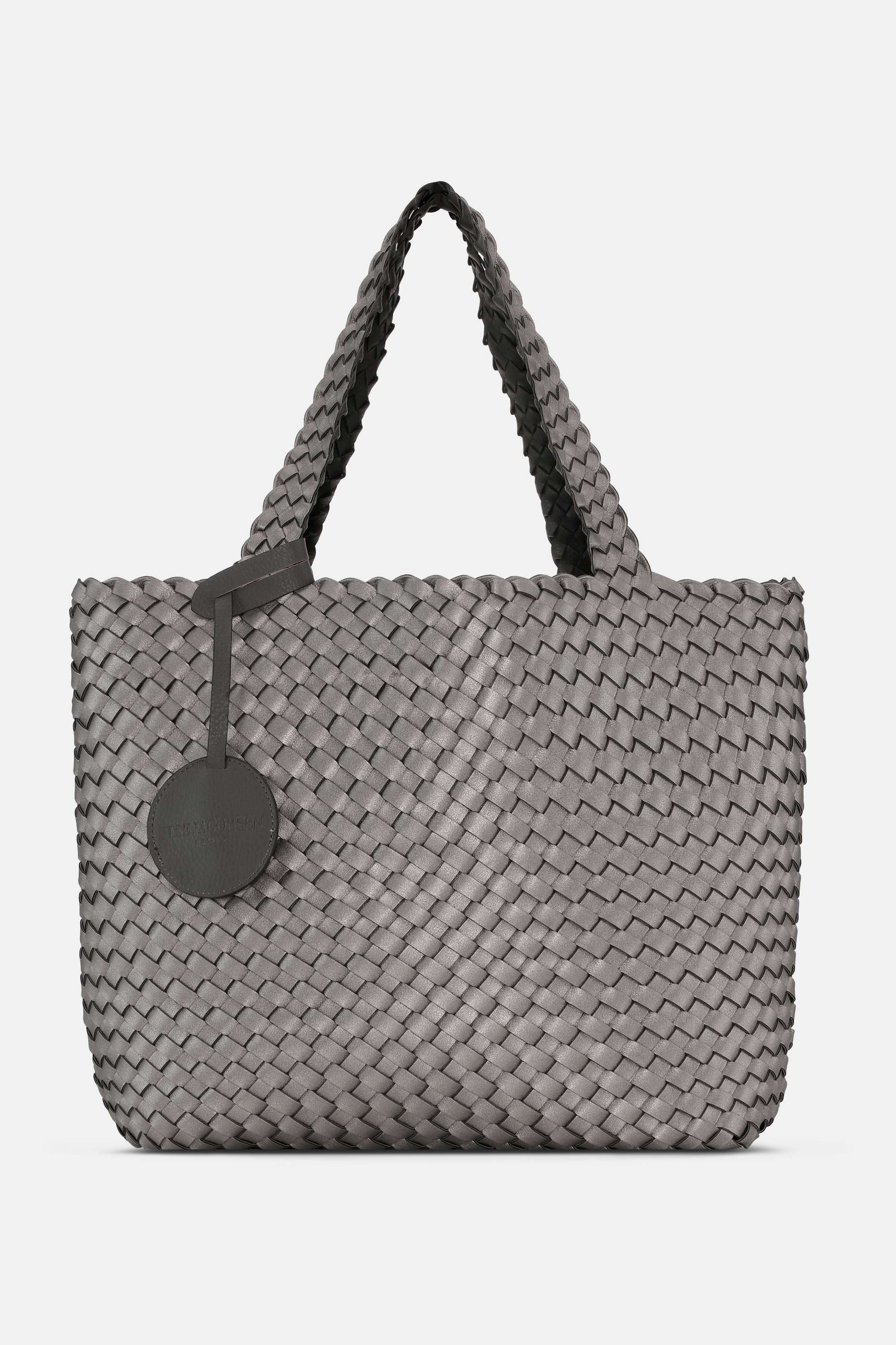 Tote Bag Flätad - Dark Shadow Gun Metal